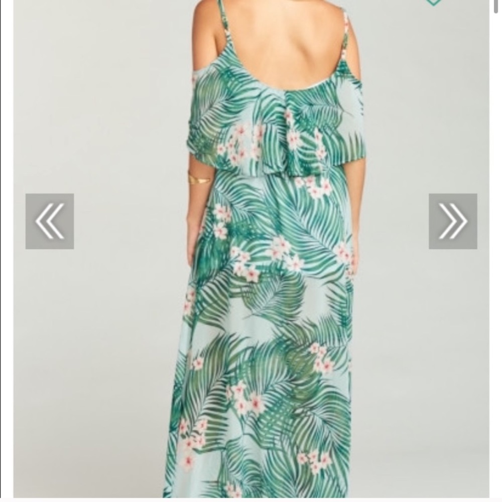 SMYM Floral Hanalei Dream Off Shoulder Maxi Dress - Picture 3 of 9